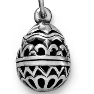 James Avery Scroll Egg Charm